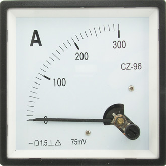 Приборы постоянного тока Амперметр 300А     (96х96) 