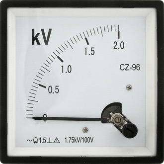 Приборы переменного тока Вольтметр 1.75КВ 50гц  (96х96) 