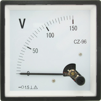 Приборы постоянного тока Вольтметр  150В   (96х96) 