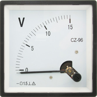 Приборы постоянного тока Вольтметр   15В   (96х96) 