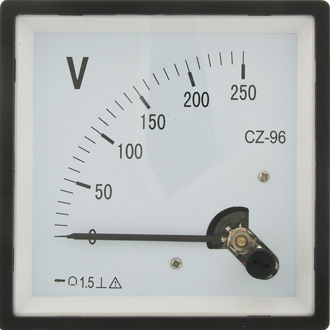 Приборы постоянного тока Вольтметр  250В   (96х96) 