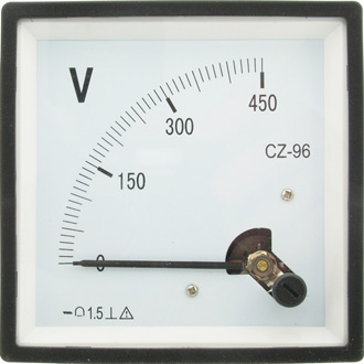 Приборы постоянного тока Вольтметр  450В   (96х96) 
