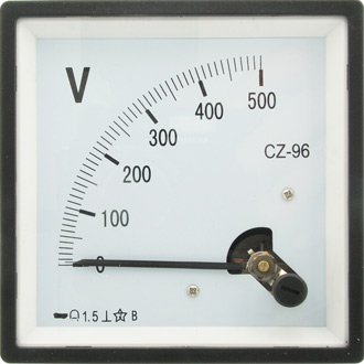 Приборы постоянного тока Вольтметр  500В   (96х96) 