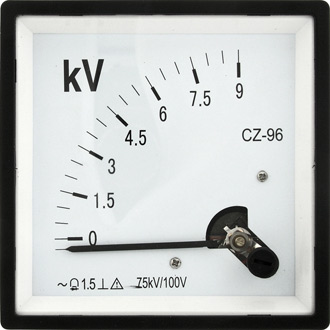 Приборы переменного тока Вольтметр 7.5КВ  50гц  (96х96) 