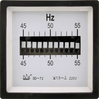 ЧМ 45-55Гц 220В reed (72х72)