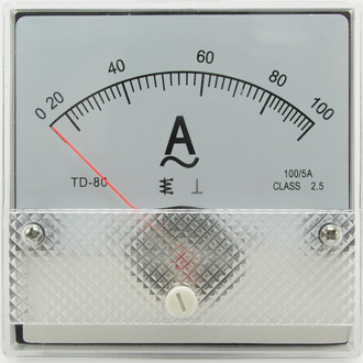 Приборы переменного тока SE-80 100/5A 50гц      (TD-80) 