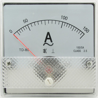 Приборы переменного тока SE-80 150/5A 50гц      (TD-80) 