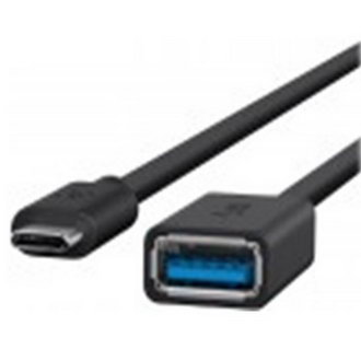 Компьютерные шнуры USB3.0 A(f)-USB Type-C(m)B 0.3m RUICHI