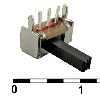 Движковые переключатели SK  1P2T 