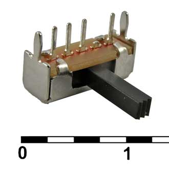 Движковые переключатели SK  1P3T 