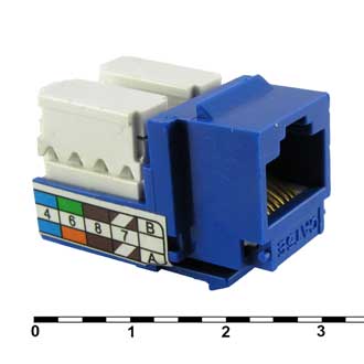 Модули Keystone Jack SY-505-blue  Модули Keystone Jack SY-505-blue