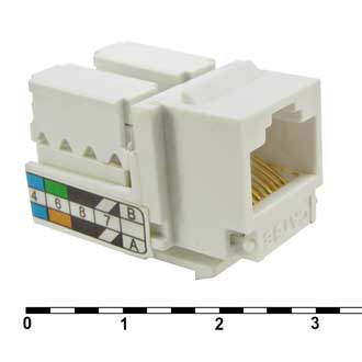 Модули Keystone Jack SY-505-white  Модули Keystone Jack SY-505-white