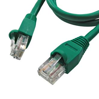 Компьютерные шнуры Патчкорд  RJ45 0.6m зеленый 