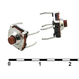 Кнопка тактовая WS050S-180AR Кнопка тактовая WS050S-180AR