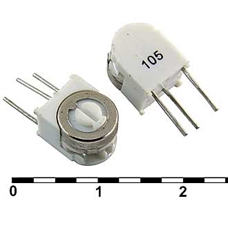 Подстроечные резисторы 3329X 500R (СП3-19Б) RUICHI