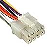 Межплатный кабель: MF-2x4F wire 0,3m AWG20