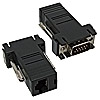  D-SUB: VGA-m to RJ45 (pair)