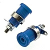 : Z012 4mm panel jack BLUE