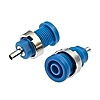 : ZP014 4mm Panel-mount Socket,BLUE
