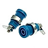 : Z016 4mm panel jack BLUE