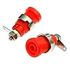 : Z016 4mm panel jack RED