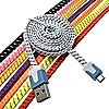   . .: USB to Micro USB flat braid 1m