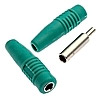 Z041 4mm Cable jack GREEN
