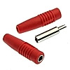 : Z041 4mm Cable jack RED