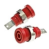 : Z013 4mm panel jack RED