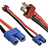 Разъем Deans M TO EC3 F adapter 14AWG 10CM