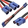 : Parallel Y leads EC5 10AWG 10CM