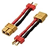 : XT60 F to Deans M 14AWG 4CM