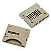 Micro-SD SMD plastic right socket