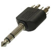  : 7-0182 / 6.35 stereo-2RCA plug