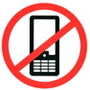 Информационный знак Использование телефонов запрещено