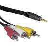 Stereo 3,5 mm-3 RCA B 3m