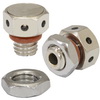 M5X0.8 Brass/Steel nut