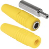 : ZP-041 4mm Cable Socket YELLOW