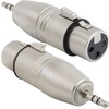 : JD-486 / XLR 3P F-mini jack 3.5 M