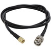 : BNC-P/SMA-P RG58 100cm