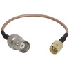 : BNC-J/SMA-P RG316 15cm