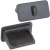  USB: Rubber plug USB A 01 black