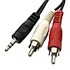 3.5mm Stereo M 2xRCA M 3m