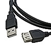  : USB-A F USB-A M 3m black