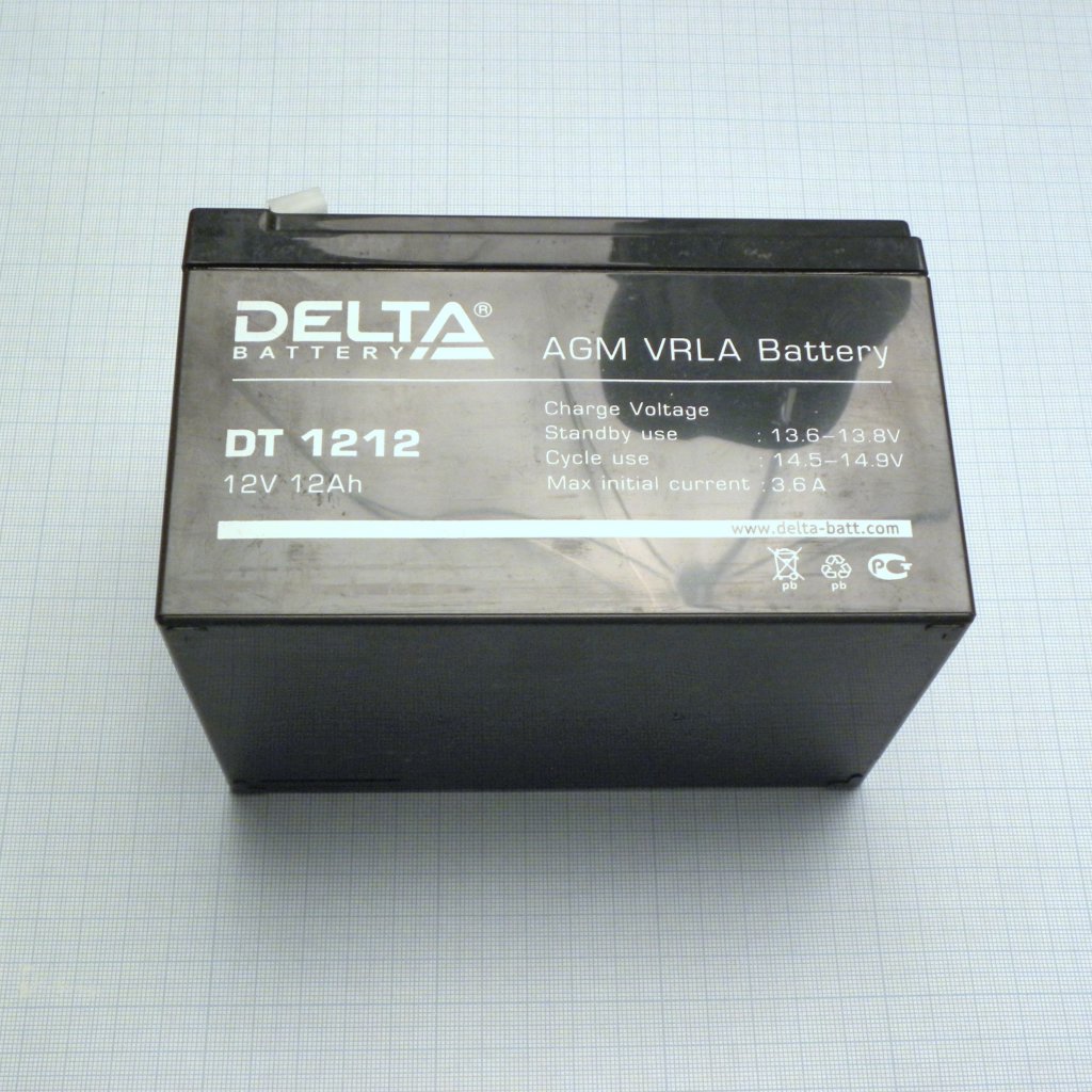 Аккумуляторные батареи DT 1212 DELTA