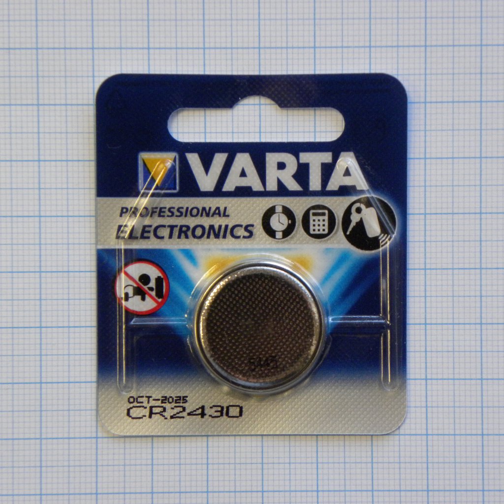 Батарейки CR2430   Varta Varta