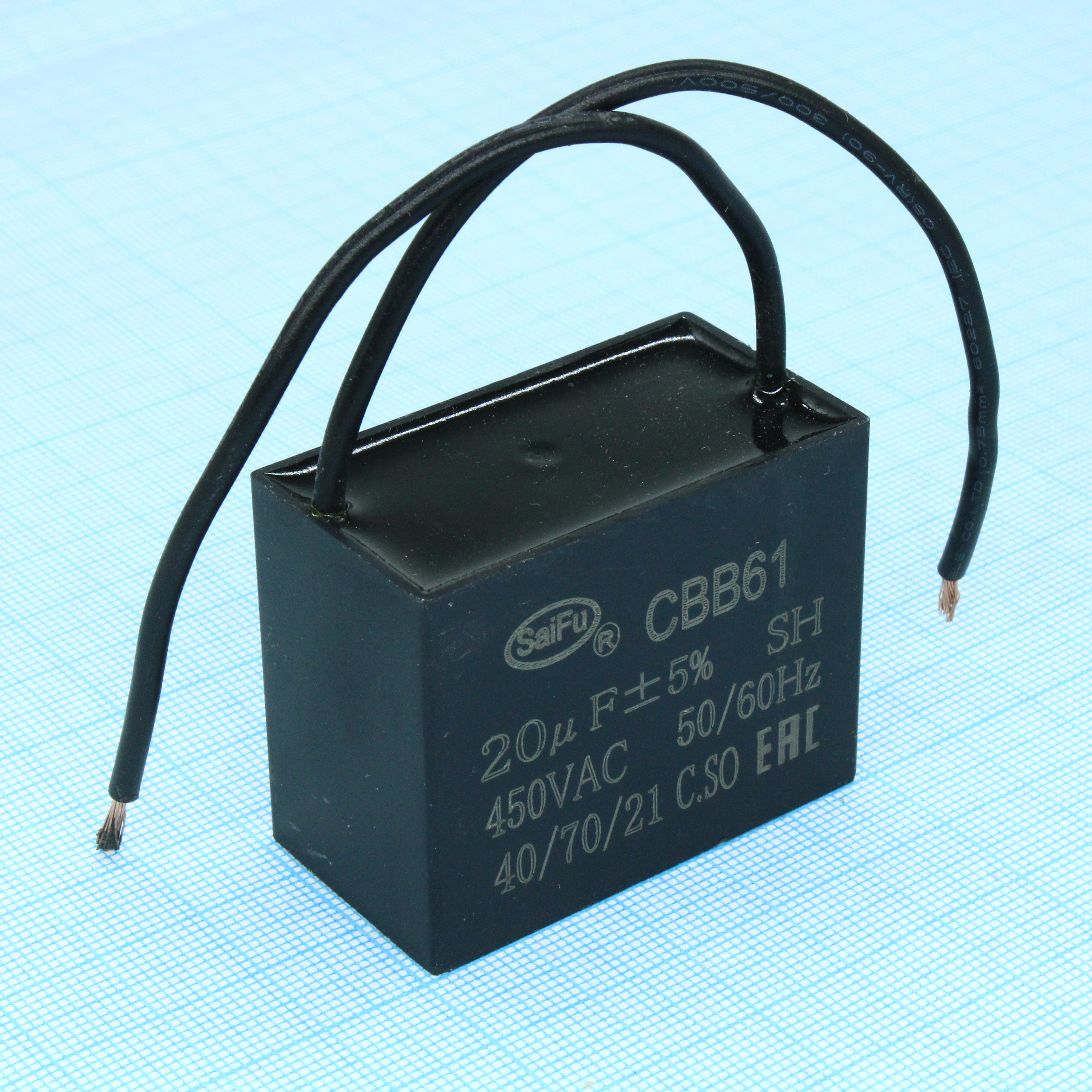 Пусковые конденсаторы CBB61  20UF  450V SAIFU