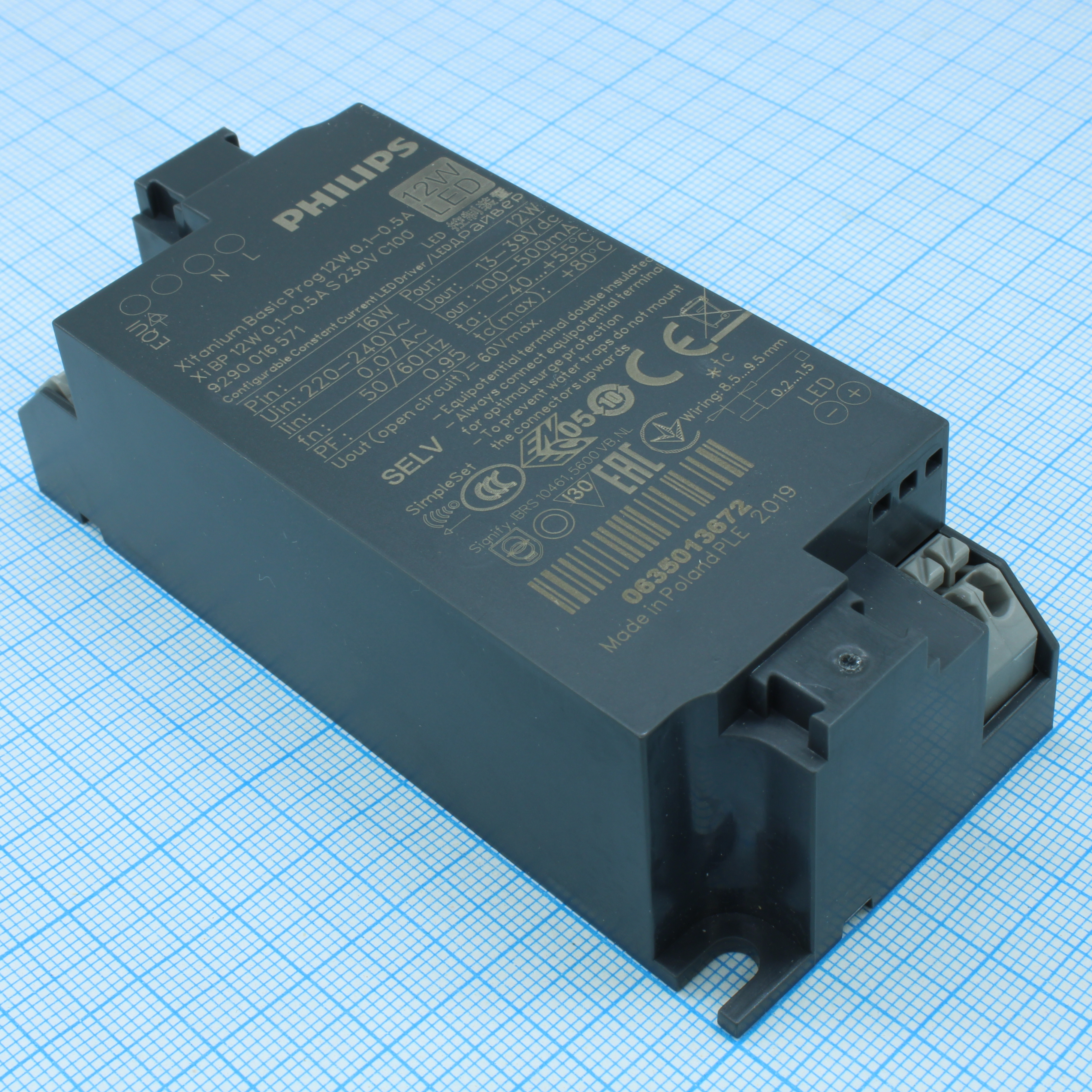 Драйверы для светодиодов XI BP 12W 0.1-0.5A S 230V C100 Philips Electronics