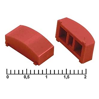 Колпачки для кнопок A02 Red 