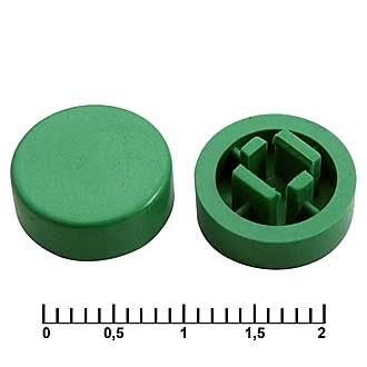 Колпачки для кнопок A37 Green 
